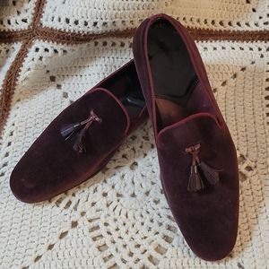 Men's burgundy loafer